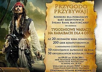 Sygma Bank zaprasza na film „Piraci z Karaibów. Na nieznanych wodach” i organizuje konkurs związany z premierą filmu